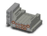 SMC SS5V2-W10S1EBND-04BS-C6-D0 4/5 Port Solenoid Valve