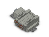 SMC SS5V2-W16CD-03DS-C8 4/5 Port Solenoid Valve