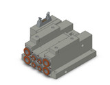 SMC SS5V2-10PHD1-02B-C6 4/5 Port Solenoid Valve