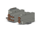 SMC SS5V2-16FD1-04B-C4 4/5 Port Solenoid Valve