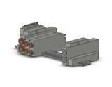 SMC SS5V2-16FD1-08D-N7 4/5 Port Solenoid Valve