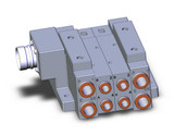 SMC SS5V3-W10CD-02B-C8 4/5 Port Solenoid Valve