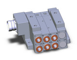 SMC SS5V3-W10CD-02D-N11 4/5 Port Solenoid Valve
