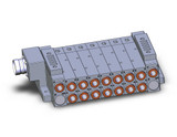 SMC SS5V3-W10CD-07BS-N11 4/5 Port Solenoid Valve
