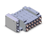 SMC SS5V3-W10S1DAND-04B-C8 4/5 Port Solenoid Valve
