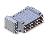 SMC SS5V3-W10S1DAND-06B-C10 4/5 Port Solenoid Valve