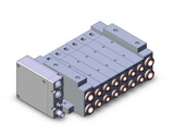 SMC SS5V3-W10S1FAND-06B-C8 4/5 Port Solenoid Valve
