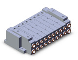 SMC SS5V3-W10S10D-08B-C8 4/5 Port Solenoid Valve