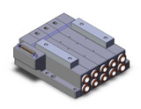 SMC SS5V4-10FD1-03B-C10 4/5 Port Solenoid Valve