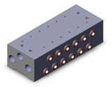 SMC SS5YJ7-42-06-C6 Syj 5 Port Valve Manifold