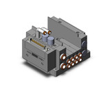 SMC SS5Y3-10F1-04DR-C6 Ss5Y3 4 Sta Manifold Base