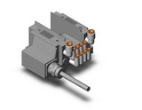 SMC SS5Y3-10L32-04BS-LN7D Ss5Y3 4 Sta Manifold Base