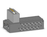 SMC SS5Y3-50F1-06D-01T Plug-In Metal Base