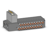 SMC SS5Y3-50F1-10B-C4 Plug-In Metal Base