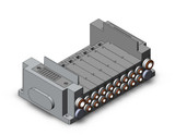 SMC SS5Y5-10S0-08BS-C6 Ss5Y5 8 Sta Manifold Base