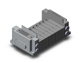 SMC SS5Y5-11S0-08BS-N7 Ss5Y5 8 Sta Manifold Base