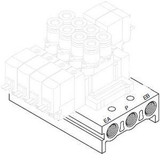SMC SS5Y5-42-12-02N 4/5 Port Solenoid Valve