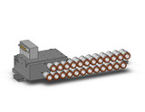 SMC SS5Y7-50F2-03U-N11T Plug-In Metal Base