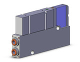 SMC SV2A00-5FUD-T-C6 4/5 Port Solenoid Valve