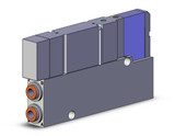 SMC SV2300R-5FU-T-N7 3 Position Closed Center