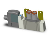 SMC SY3120-5WOZ-C6-F2 5 Port Solenoid Valve