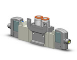SMC SY5420-5WOZ-N9T-F2 Valve, Dbl Sol, Body Pt