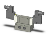 SMC SY7240-5YZ-02 4/5 Port Solenoid Valve