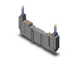 SMC S0725-5M Plug Lead Type 5 Port Solenoid Valve