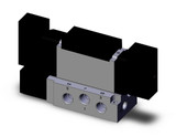 SMC VFR3400-1FZ-02 4/5 Port Solenoid Valve