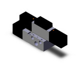 SMC VFS2200-6FZ-02T 5 Port Pilot Operated Valve