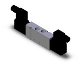 SMC VFS2220-5D-02N Valve Dbl Solenoid Body Pt