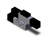 SMC VFS2400-6FZ-02T 4/5 Port Solenoid Valve