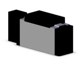 SMC VFS4100-3FZA Valve Sgl Plug-In Base Mount