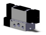 SMC VFS4300-3F-04T Valve Dbl Plug-In Base Mnt
