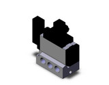 SMC VFS5110-4DZ-04T 4/5 Port Solenoid Valve