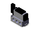 SMC VFS5110-5E-06T 5 Port Pilot Operated Valve