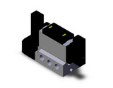 SMC VFS5200-3FZB-03T 4/5 Port Solenoid Valve