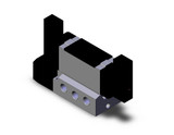 SMC VFS5300-3F-03T 5 Port Pilot Operated Valve