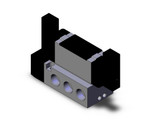 SMC VFS5300-3F-06T 4/5 Port Solenoid Valve