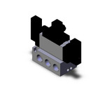 SMC VFS5310-3D-06T 4/5 Port Solenoid Valve