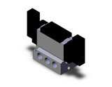 SMC VFS5310-3EZ-04 5 Port Pilot Operated Valve