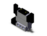 SMC VFS5600-3FZ-04 Valve Dbl Plugin Base Mount