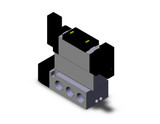 SMC VFS5600-4FZ-06T 4/5 Port Solenoid Valve