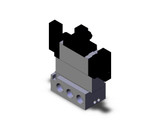 SMC VFS5610-5DZ-06T 4/5 Port Solenoid Valve