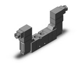SMC VF3330-3TZ1-02 Pilot Operated 5 Port Solenoid Valve