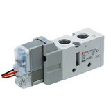 SMC VF3333-5DD1-02F Pilot Operated 5 Port Solenoid Valve