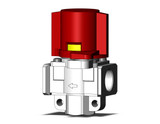 SMC VHS20-N02A-RZ mechanical valve pressure relief 3 port valve