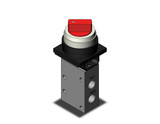 SMC VM430-N01-34R 3 Port Mechanical Valve