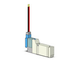 SMC VQZ1151-5M1 1000 Series 5 Port Valve