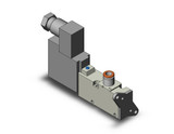SMC VQZ232-5YZB1-C6F 3 Port Body Ported Solenoid Valve